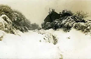 Dewsbury: Snow Scene, Batley, Yorkshire