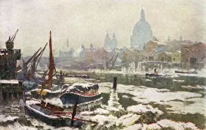 Quays: SNOW ON THE THAMES