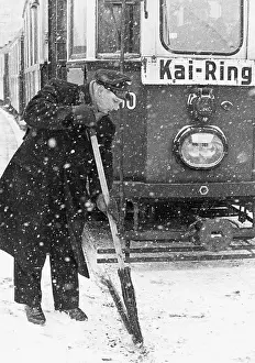 Imagno Brandstätter Images Gmbh: Snow on tram tracks
