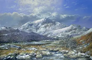 Snowdon: Snowdon – snowy mountain and stream