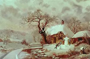 Duval: The Snowman ' children making snowman