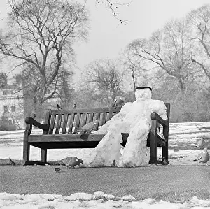 Snowman In Regents Park
