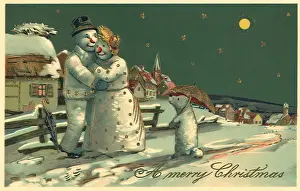 Snowmen: Snowpople Hugging