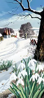 Brew: Snowscene with Oast Houses