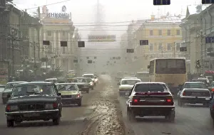 Nevsky: Snowstorm in Nevsky Avenue, 1999