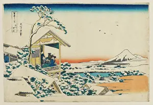 Hokusai: A Snowy Morning at Koishikawa