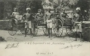 Ricksha: So-called Volkerschau (ethnological expositions)