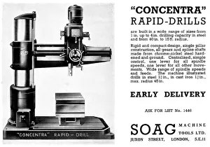 Soag: SOAG Concentra Rapid-Drills - SOAG Machine Tools 1940