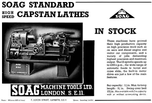 Capstan: Soag Machine Tools - Soag Standard Capstan Lathes