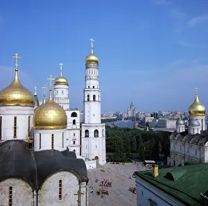Dormition: Sobornaya Square in Moscow Kremlin, 1983
