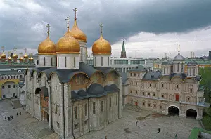 Sobornaya: Sobornaya Square at Moscow Kremlin, 1994