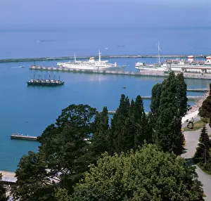 Shulepov: Sochi seaport, 1975