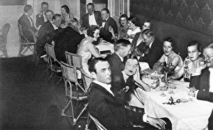 Socialites: Social celebrities at a dinner in Cairo, 1932