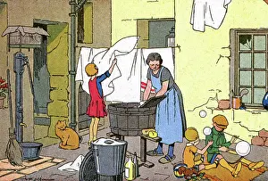 Pegs: SOCIAL/WASHING DAY 1920
