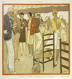 Trouville: SOCIALISING AT THE SEA