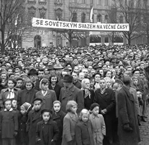 Smichov: Socialist slogan