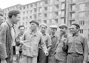 Usti: Socialist workers - protest - Communist propaganda