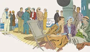 Socializing: Socializing on Deck