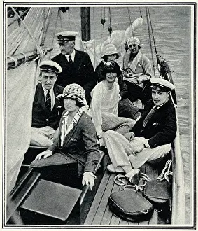 Hardinge: Society at Cowes - on board the Solace