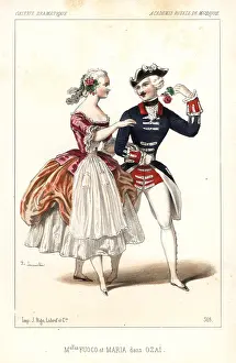 Dollet: Sofia Fuoco and Maria Jacob in the ballet Ozai, 1847