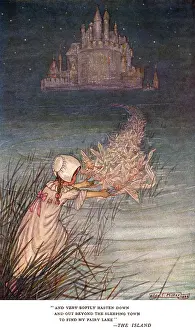 Fyleman: And very softly hasten down