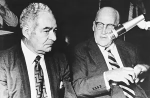 Extortion: Sol Adoff (left) speaks with his lawyer John Toolan
