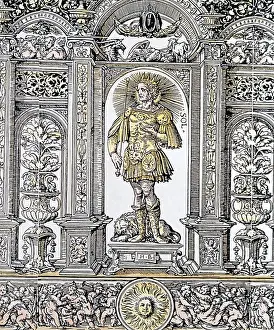 Divinities: Sol, block 4 from a frieze with 7 planetary deities