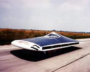 Averaged: Solar car on the road during the SUNRAYCE ?