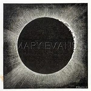 Protuberances: SOLAR ECLIPSE 1868