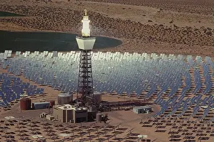 Mojave: The Solar Two Power Plant used heliostats ?