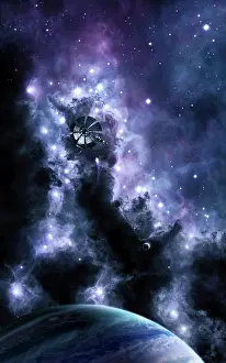 Cosmic: A solar sail appears from the dusty depths of the Midnight ?
