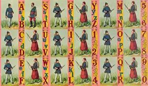 Ephemera: Soldier ABC Blocks, 1923