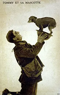 Mascotte: SOLDIER AND DOG FRIEND