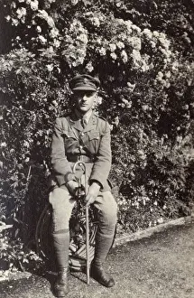 Patricia Aubrey: Soldier in a garden, WW1
