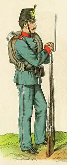 Joins: Soldier Leans on Rifle