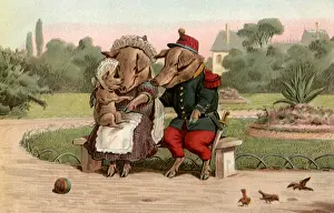 Garb: Soldier Pig and Family