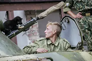 Gennady: Soldier with the puppy in Grozny