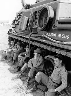 Manover: US soldiers enjoy their manoeuvre break