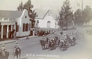 Doric: Soldiers entering Rustenburg, NW Province, South Africa