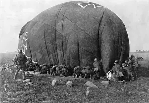 Tethered: Soldiers from Field Balloon Division, Western Front, WW1