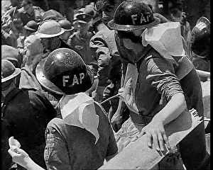 Paramedics: Soldiers and First Aid Post Paramedics Helping