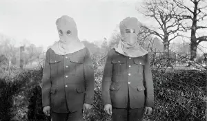 Singh: Two soldiers in gas masks