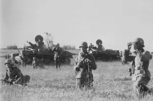 Pistols: Soldiers of German infantry, WW2