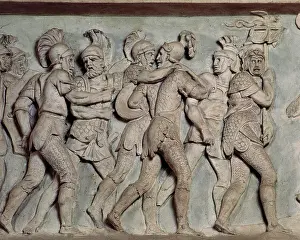 Sigismondo: Soldiers on the march, detail