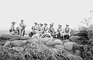 Windhuk: Soldiers of the protection force during the Herero uprising