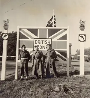The Kathy Butler Collection: Soldiers on the Russian frontier at Helmstedt, Germany