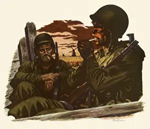 Clip: Soldiers have a Smoke Break