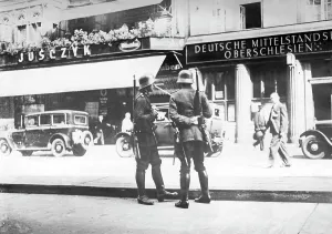 Penalty: Soldiers standing guard, 1932