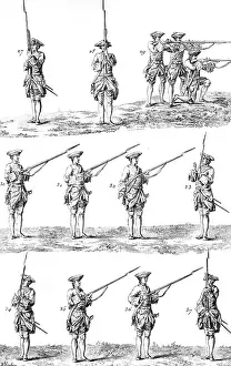 Musket: SOLDIERS TRAINING 18TH C