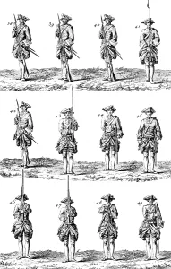 Musket: SOLDIERS TRAINING 18TH C